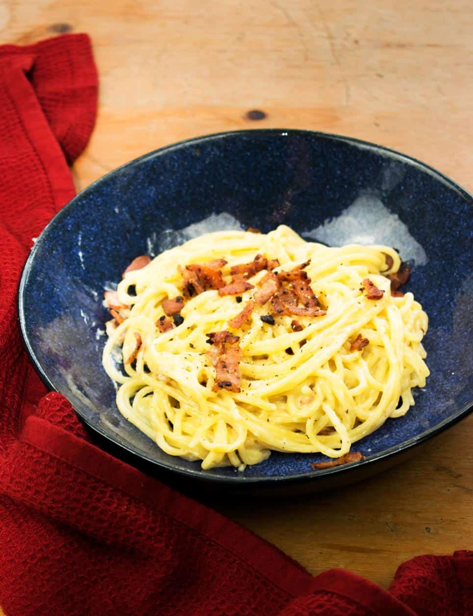 Syn Free Creamy Cheese and Bacon Pasta Basement Bakehouse