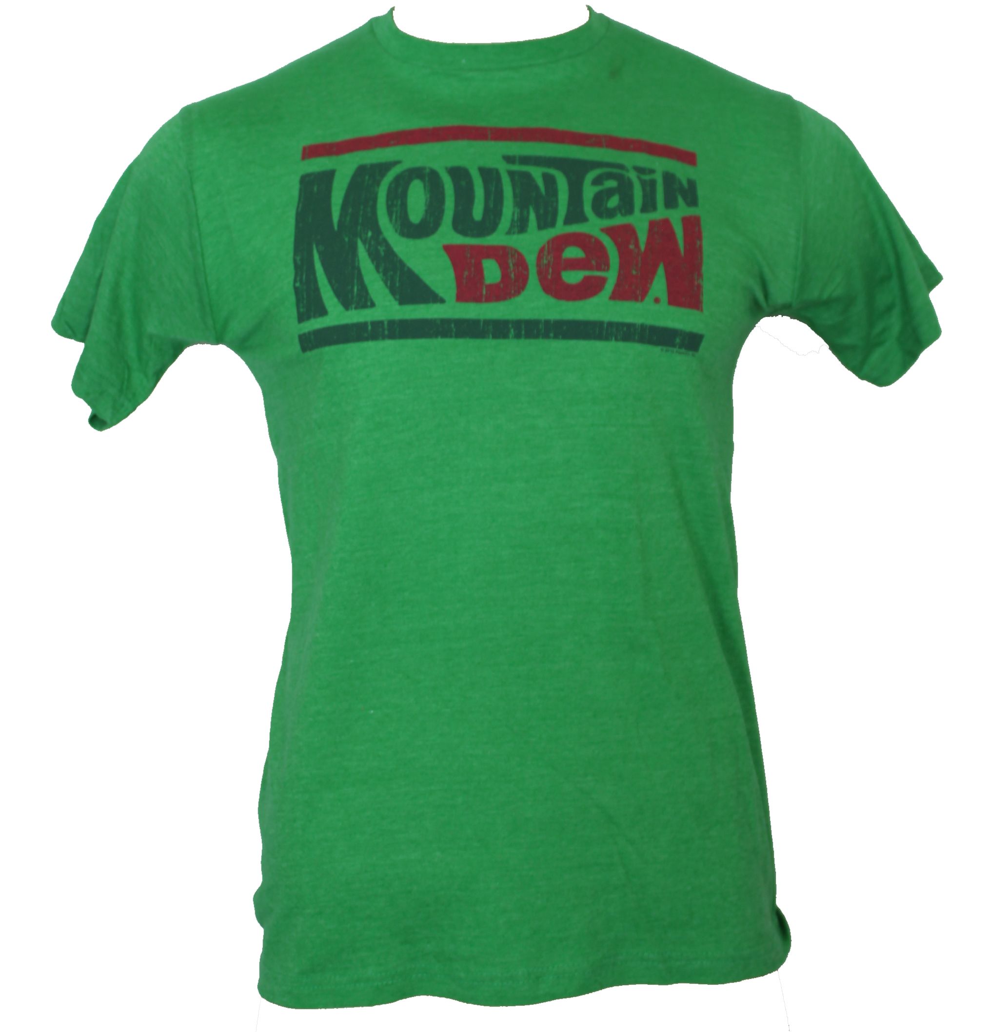 Mountain Dew Mens TShirt Red and Green Wording 70's Logo on Ne eBay
