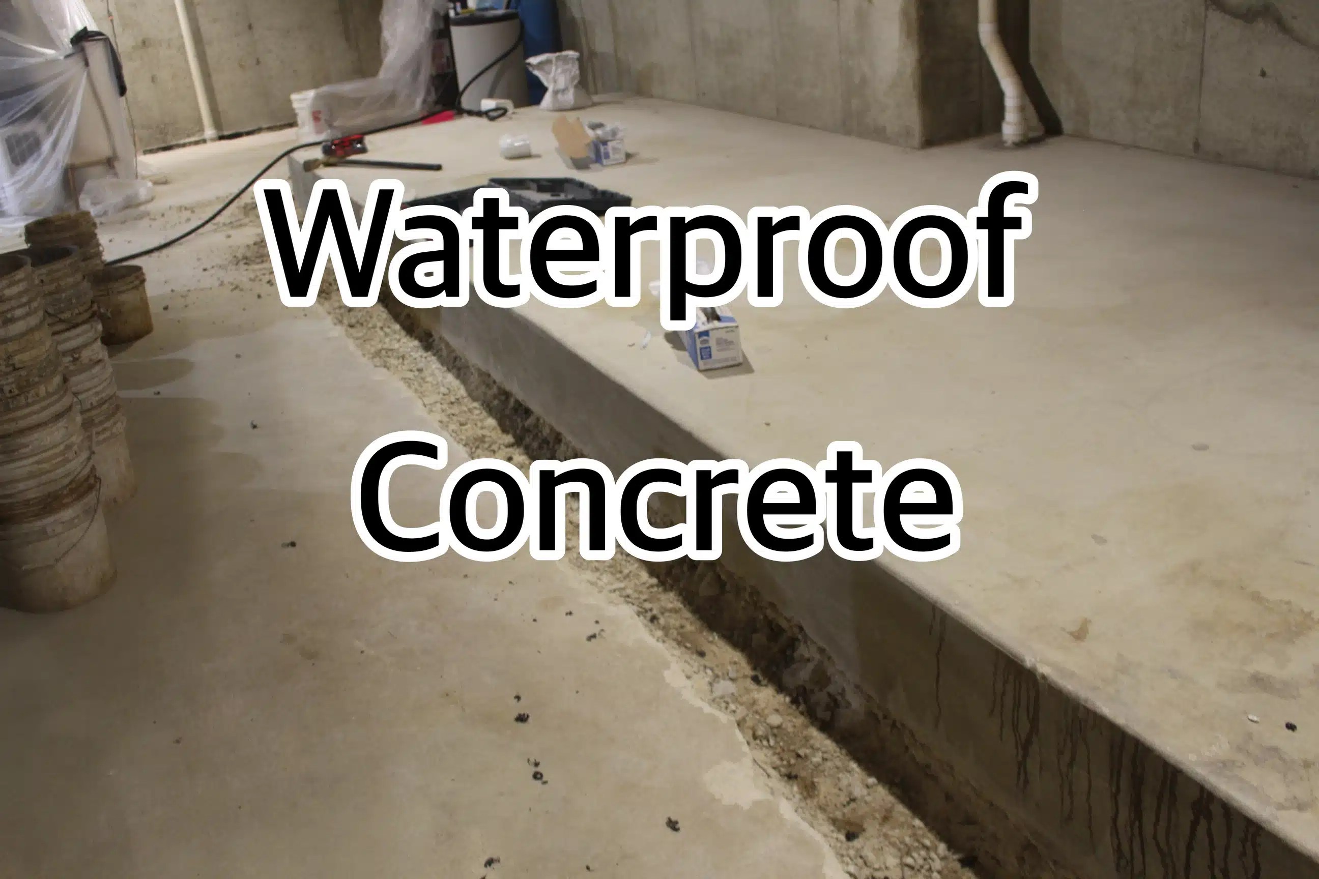 Waterproof Concrete Basement Waterproofing Scientists