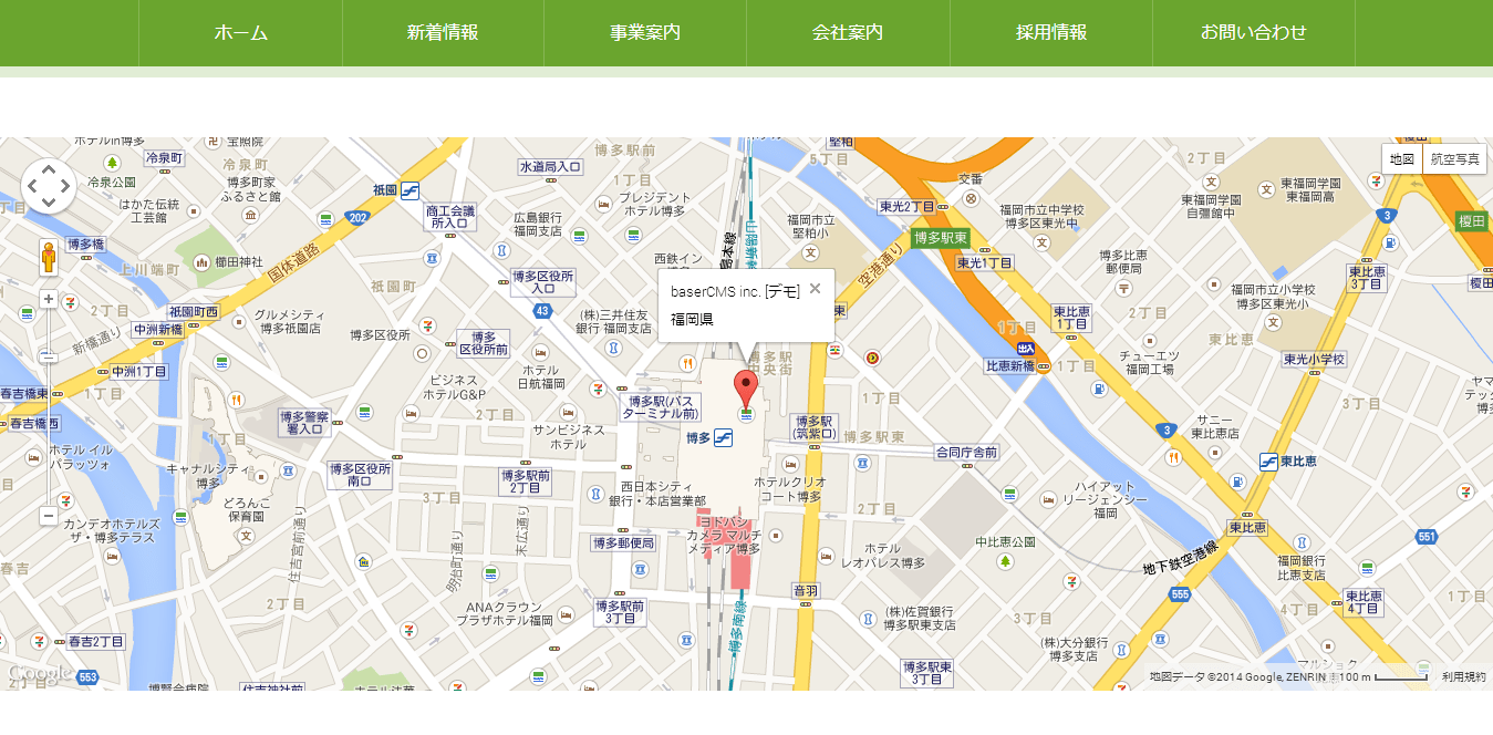 Google Map デフォルト 地図 Keelon