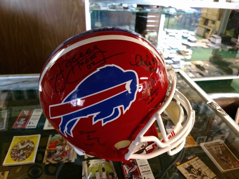 Bills HOF Helmet Bases Loaded