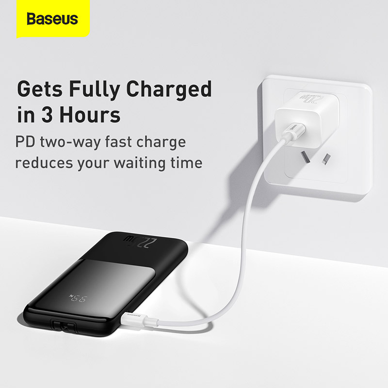 Baseus Elf digital display fast charge power bank 10000mAh 22.5W black 2