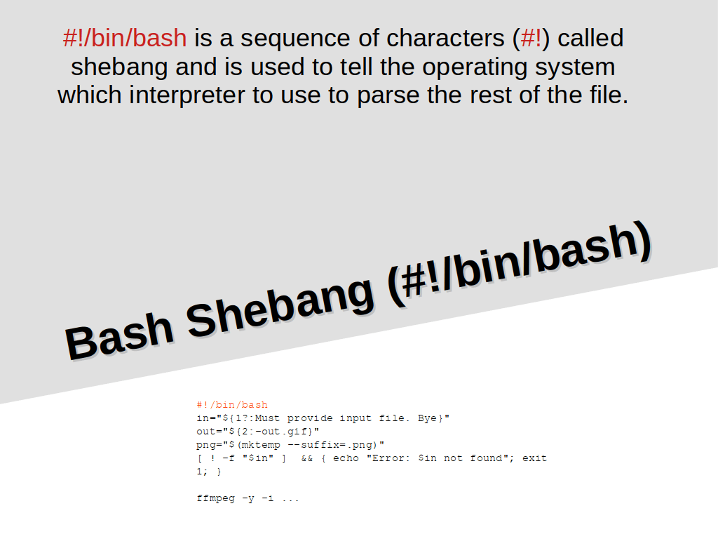 Shebang (!) Linux Bash Shell Scripting Tutorial Wiki