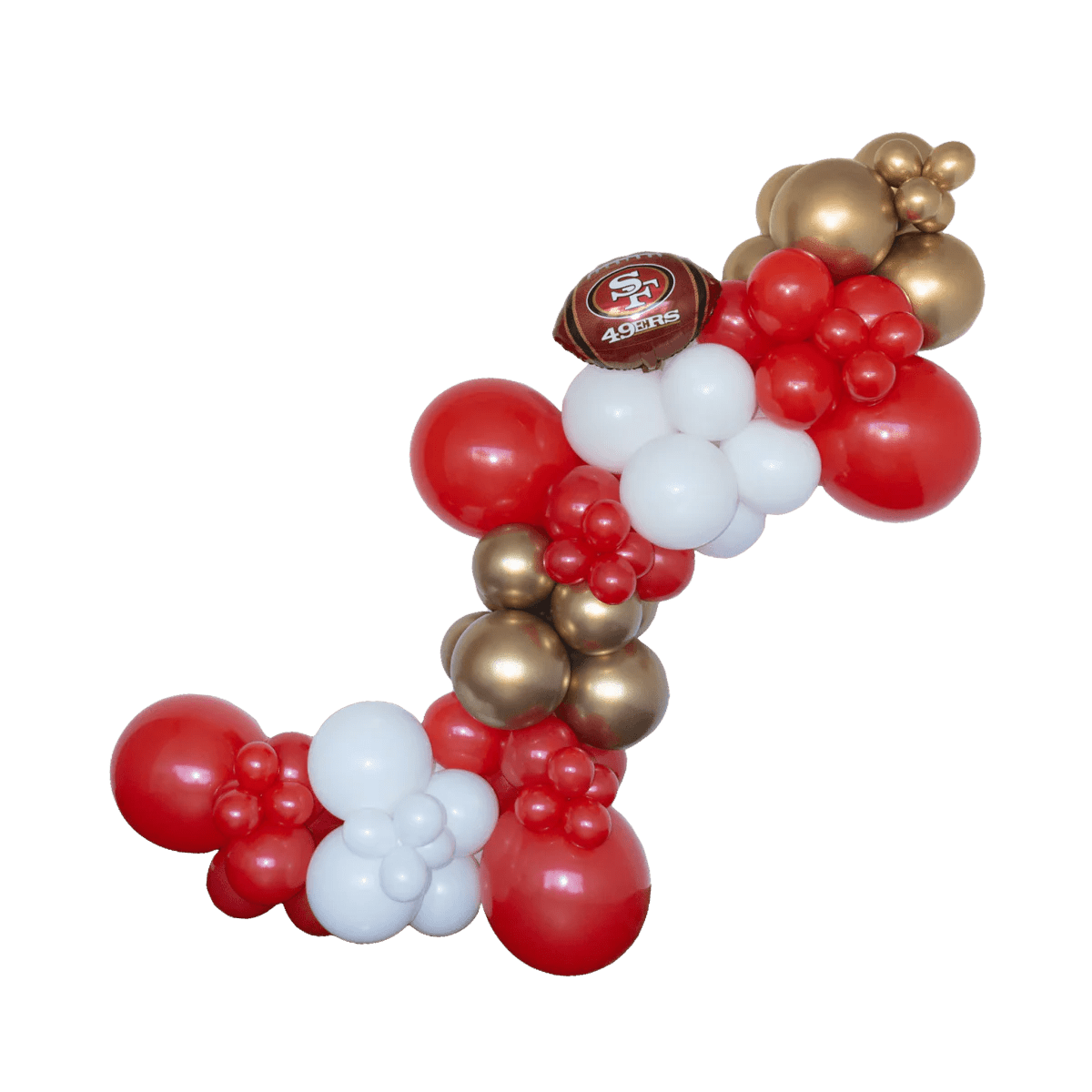 49ers Balloon Garland Kit Bashify Event Co.