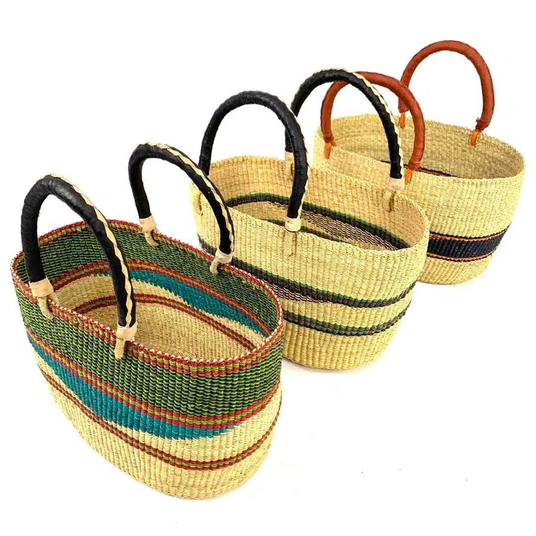 Brighton Basket Colour of your choice Bolga Baskets Bashiri