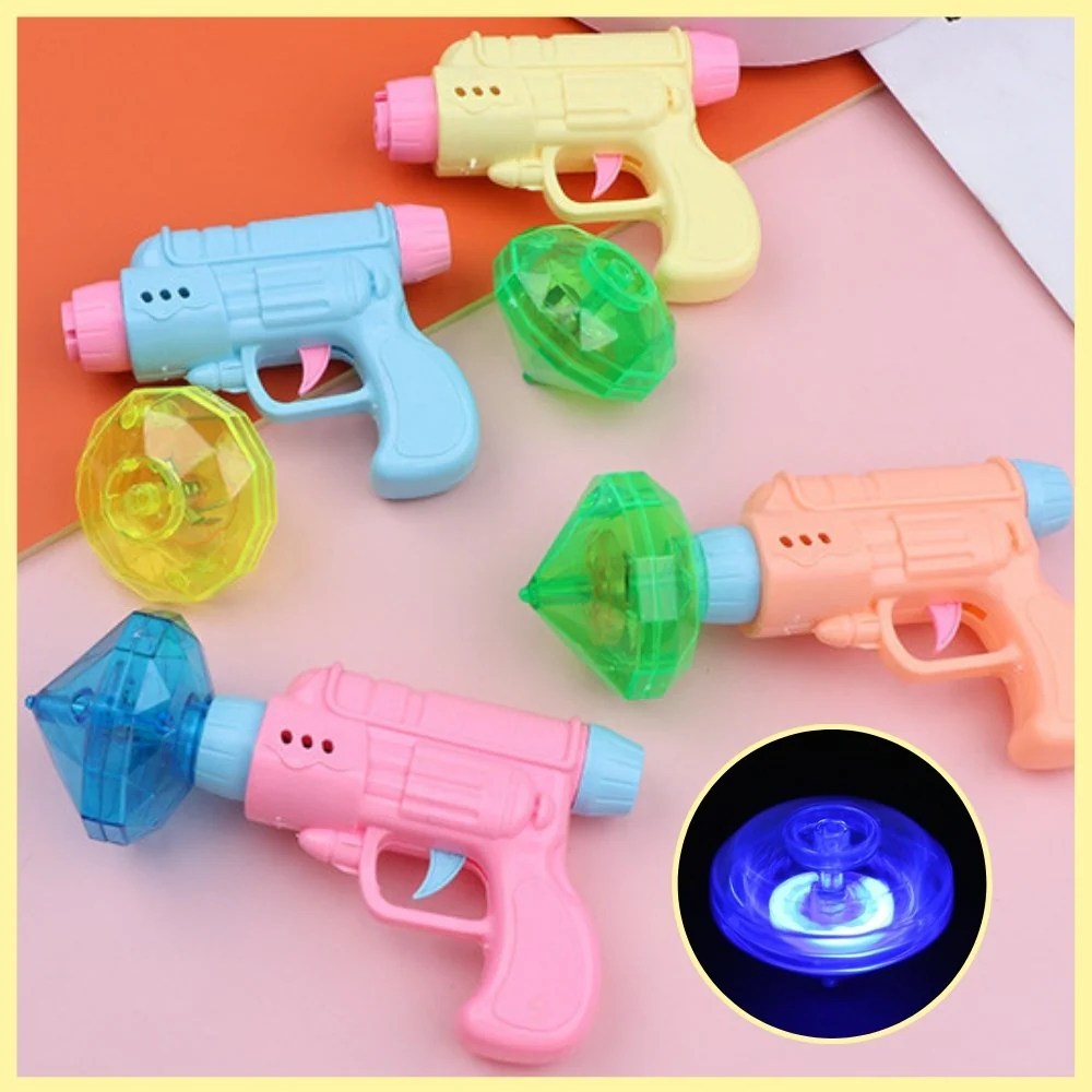 LED Light Spinning Top Gun Toy Bash Party Store