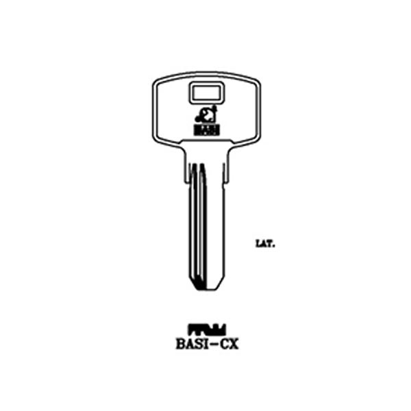 CX6 Schlüssel gefräst nach Schließung GL 64