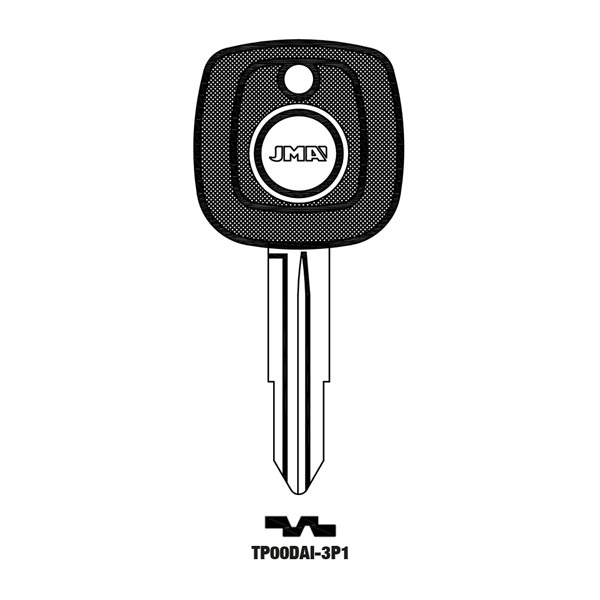 FahrzeugSchlüsselrohling Leergehäuse, Standardschlüssel Daihatsu