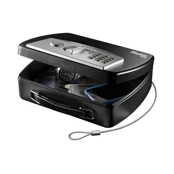 Small Digital Combination Lock Box with cable Steel construction 2