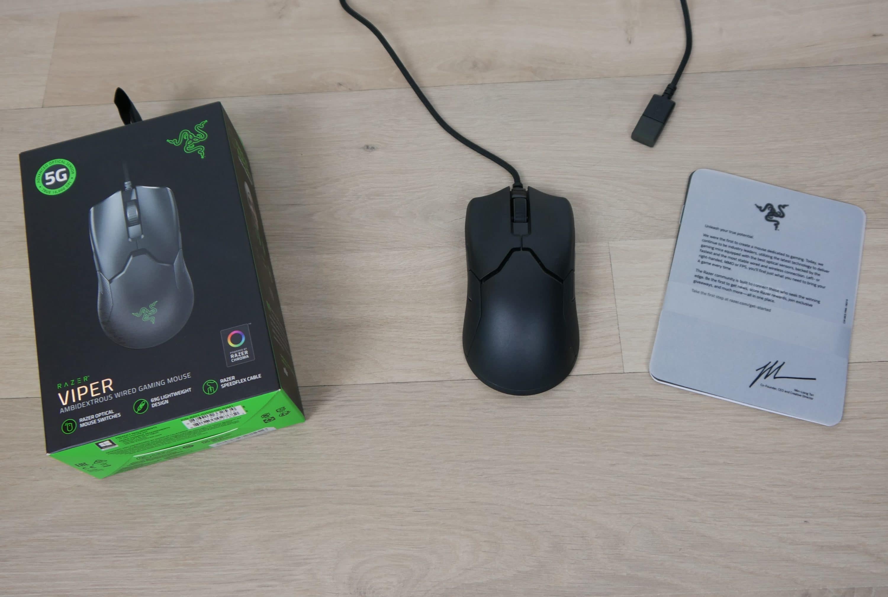 Razer Viper Lightweight Gaming Mouse under Test
