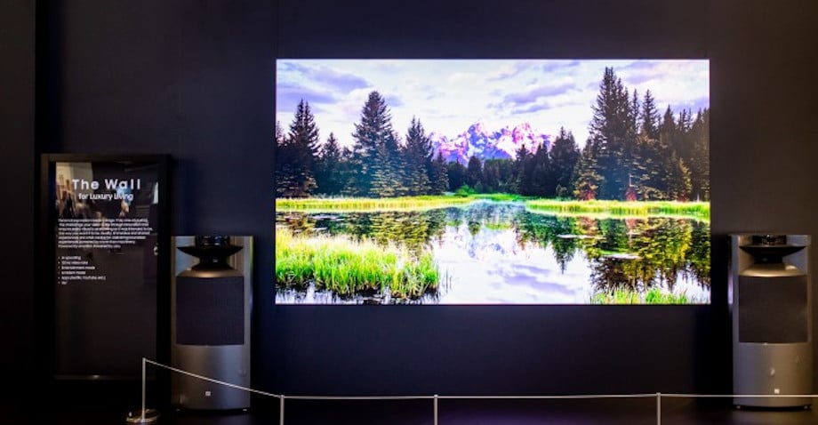 Samsung "The Wall Luxury" 292inch TV Presented at IFA