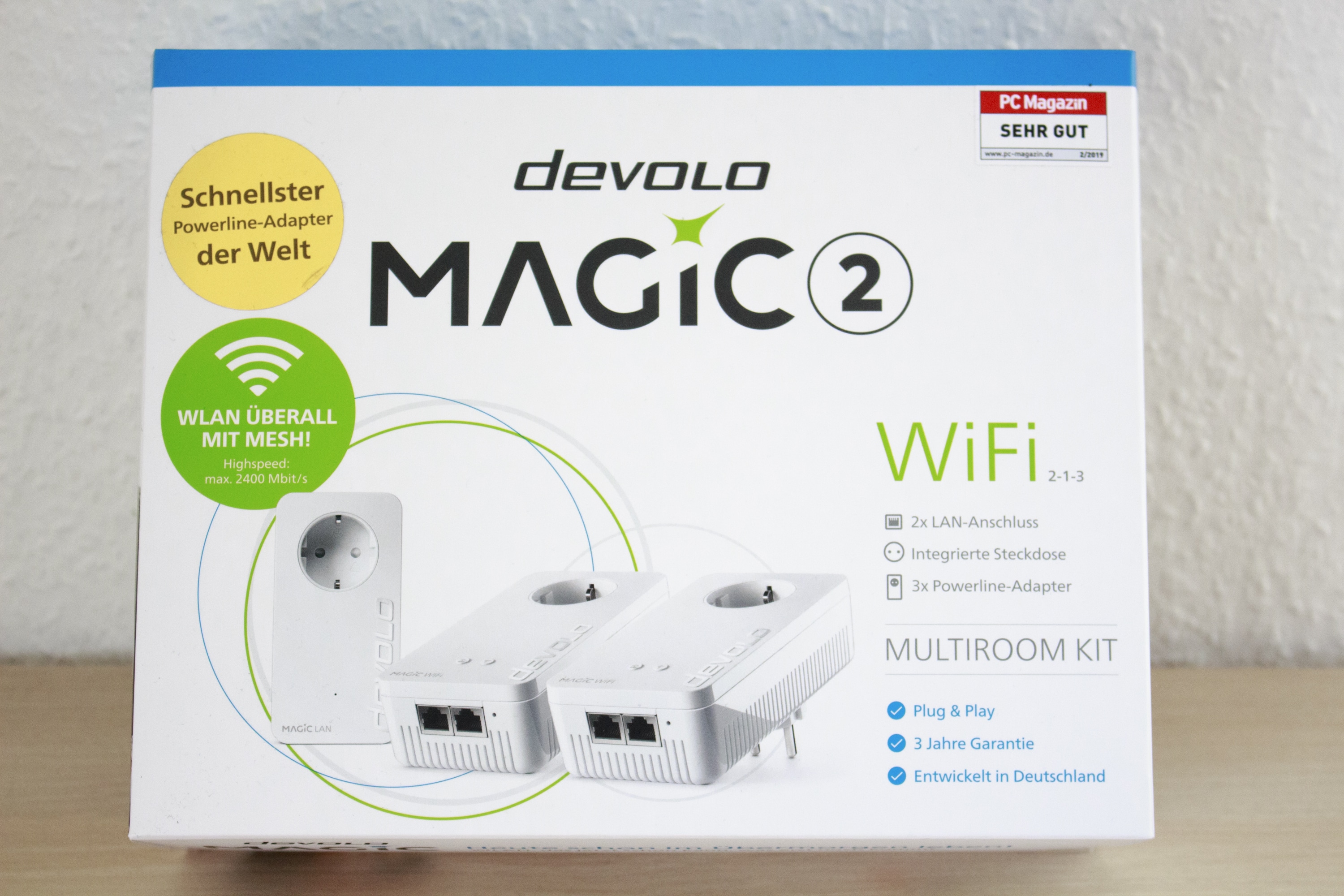 devolo Magic 2 WiFi Multiroom Kit WLAN and DLAN in the Fight Against