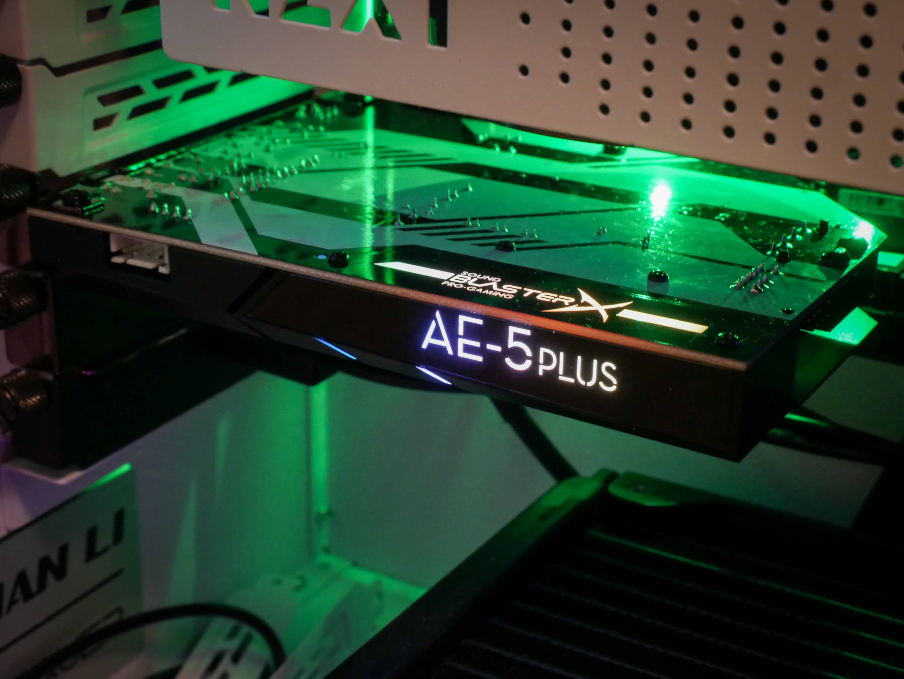 Creative Sound BlasterX AE5 Plus When good sound looks good