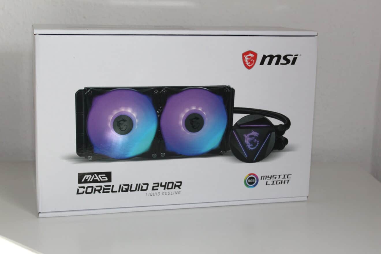 MSI MAG CoreLiquid 240R the first compact water cooling system from