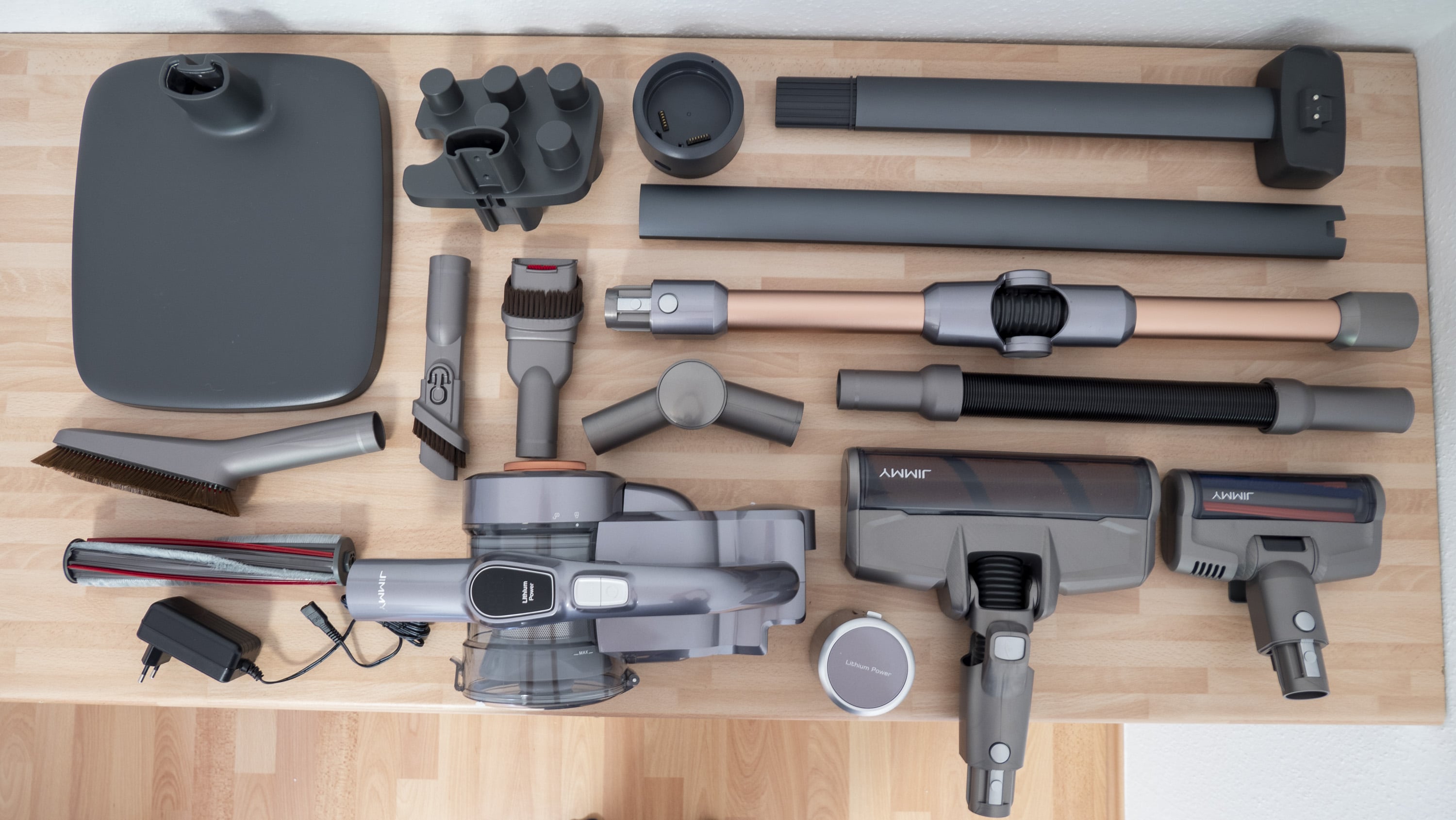 JIMMY H9 Pro vacuum cleaner in the test 25,000 Pa suction power is