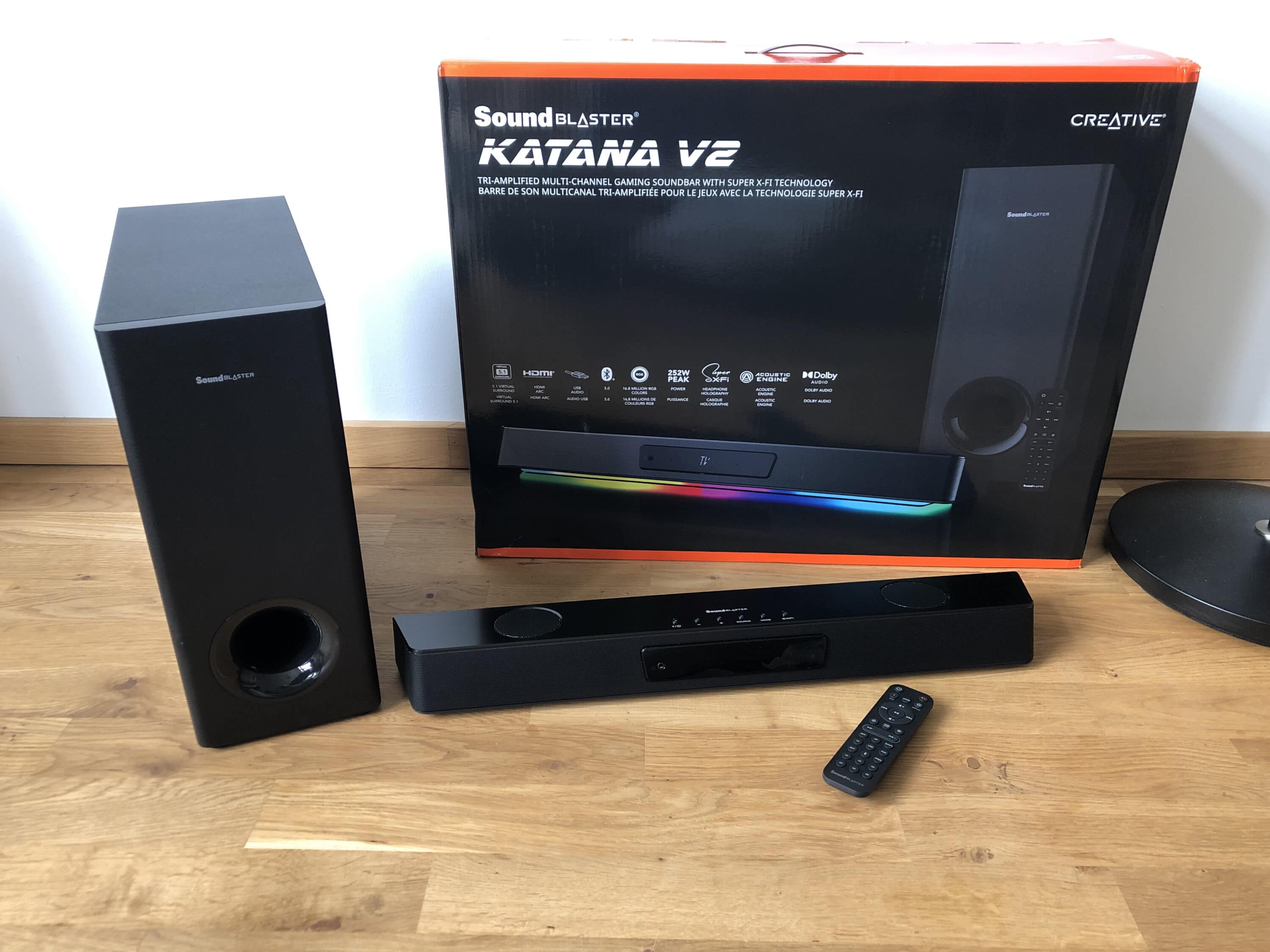 Sound BlasterX Katana, la nouvelle barre de son gaming de Creative