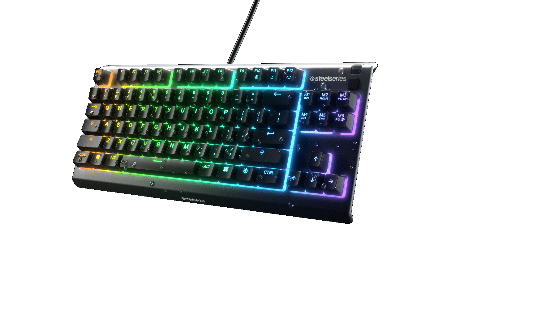 SteelSeries Apex 3 TKL: Small, water-resistant gaming keyboard