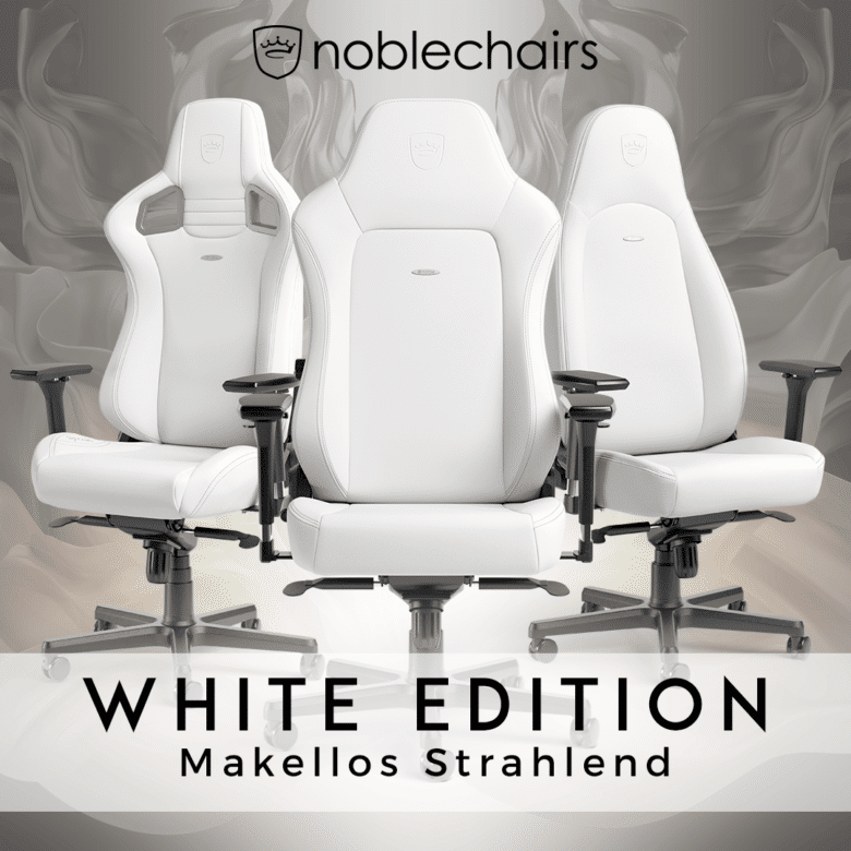 noblechairs White Edition Gaming chairs come in white color