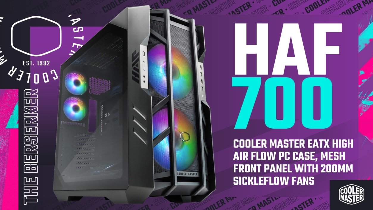 Cooler Master HAF 700: New high-airflow case revealed