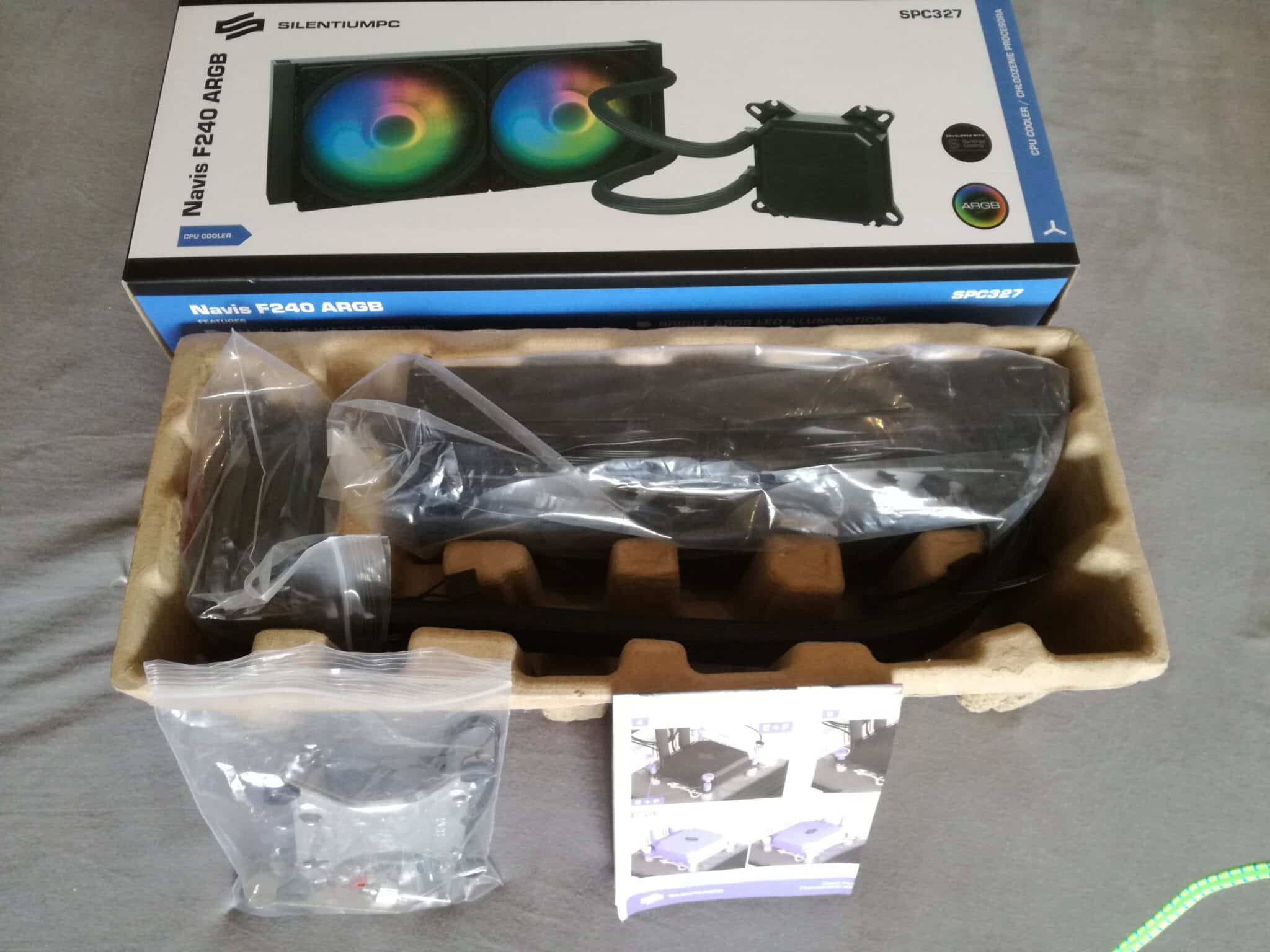 Endorfy / SilentiumPC Navis F240 ARGB CPU liquid cooler in test