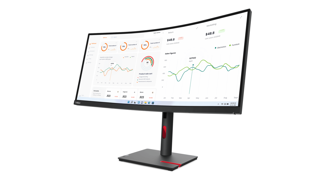IFA 2022 Three new Lenovo ThinkVision monitors