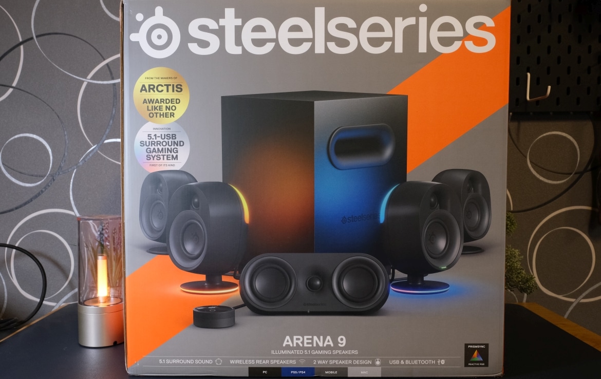 SteelSeries Arena 9 review: 5.1 sound system with impressive sound and RGB