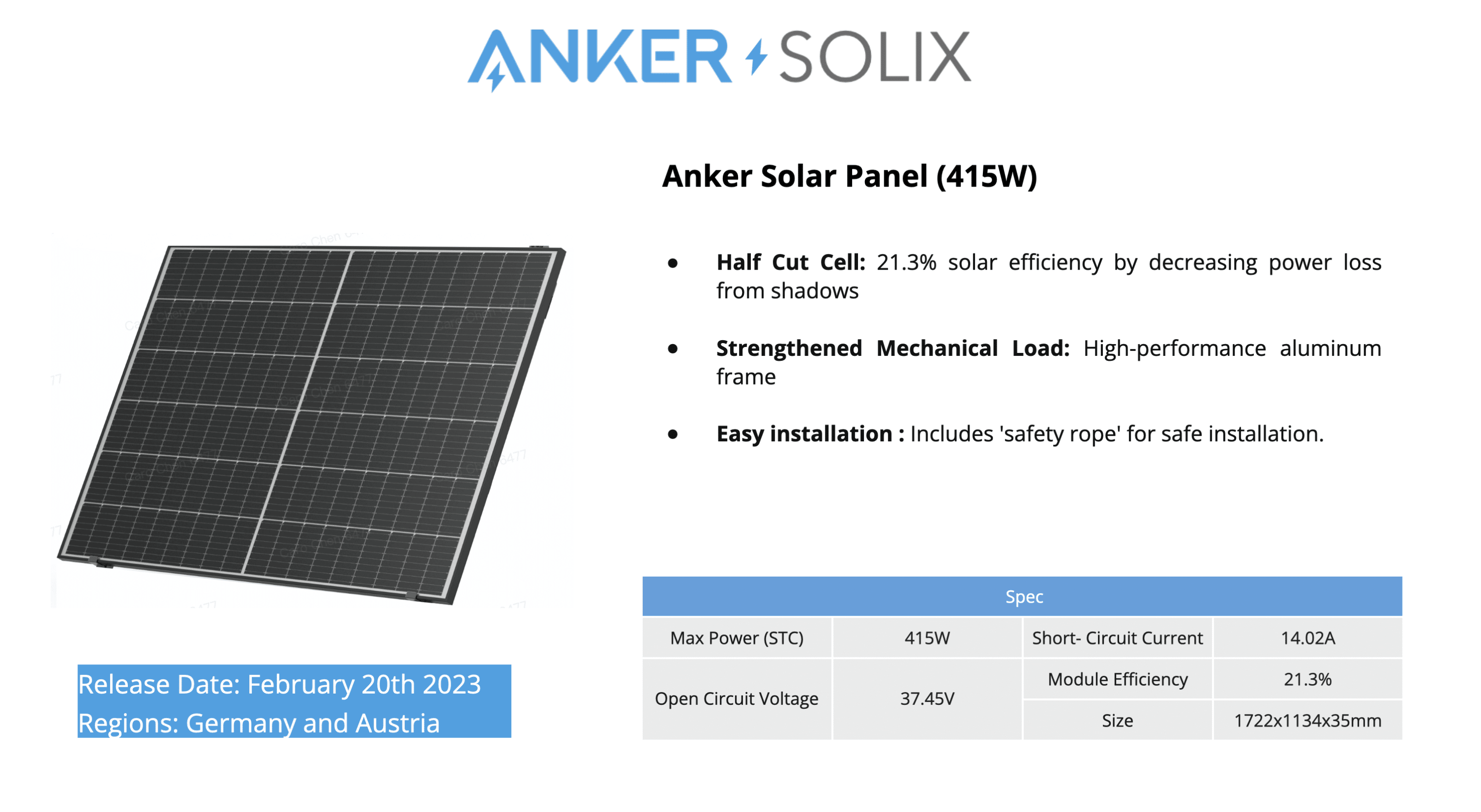Anchor SOLIX balcony power plant comes in two versions