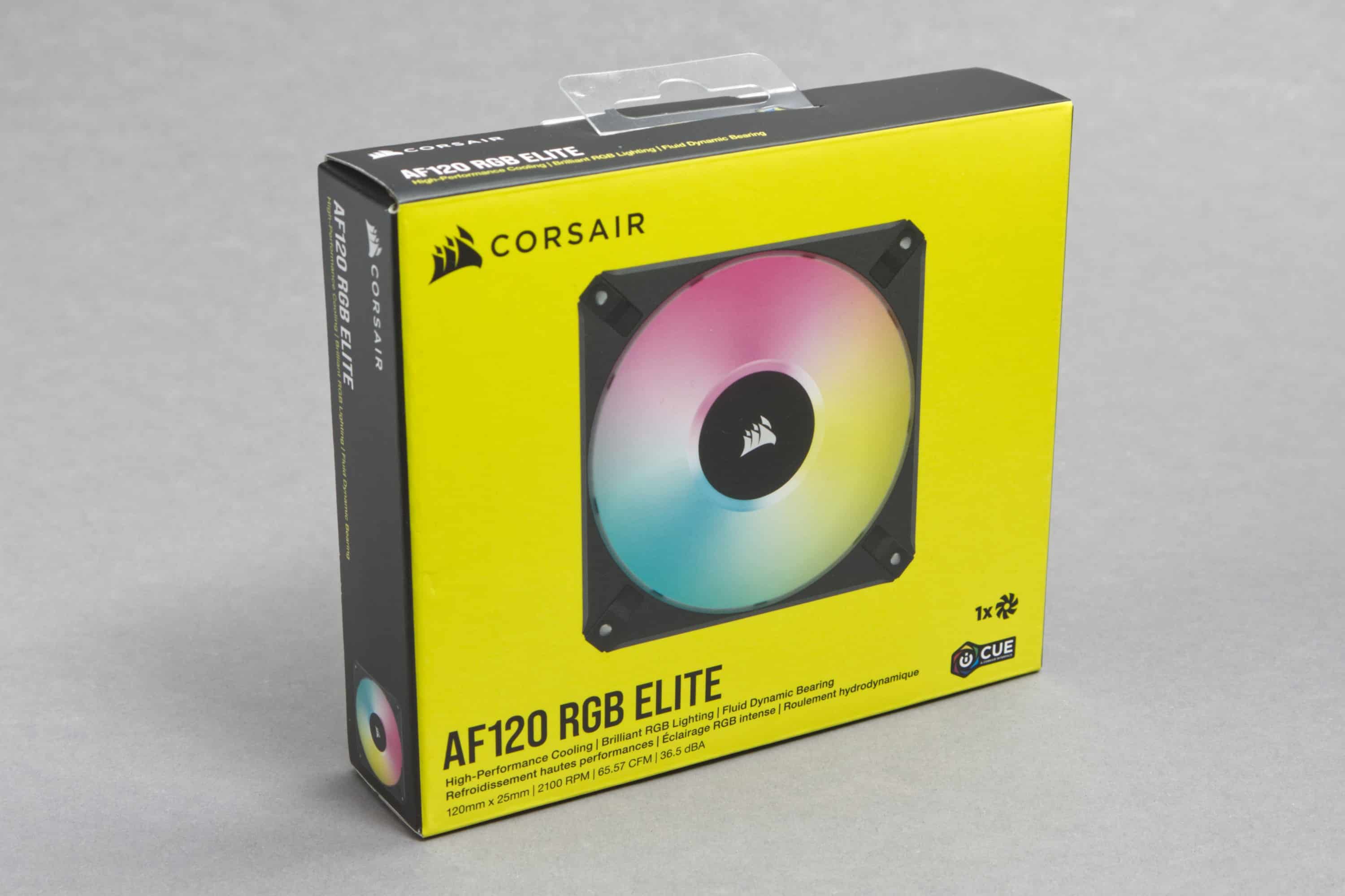 Corsair iCue AF RGB Elite fan review bright performance!