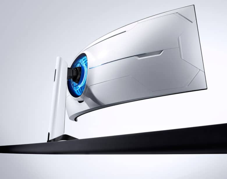 Samsung Odyssey G9 49inch monitor with extreme curvature