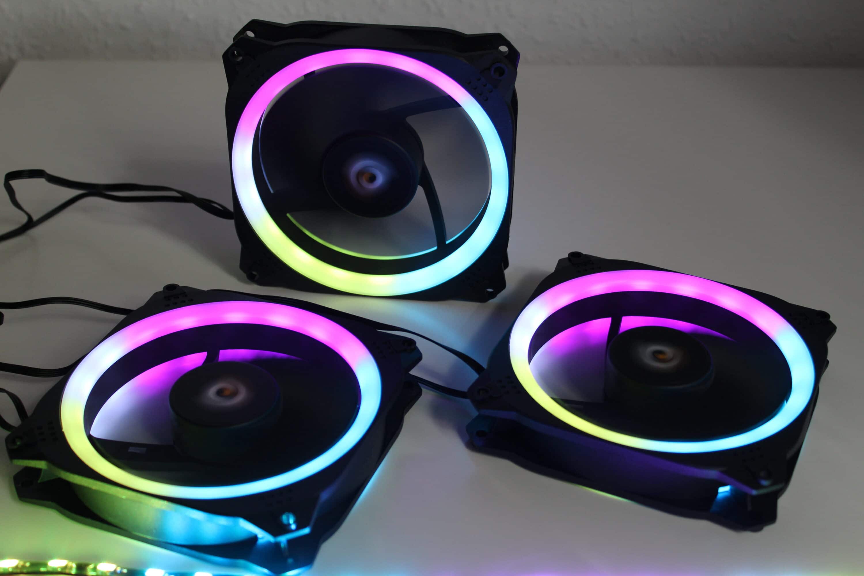 Antec Prizm 120 ARGB 3+2+C RGB fan and LED strips under test