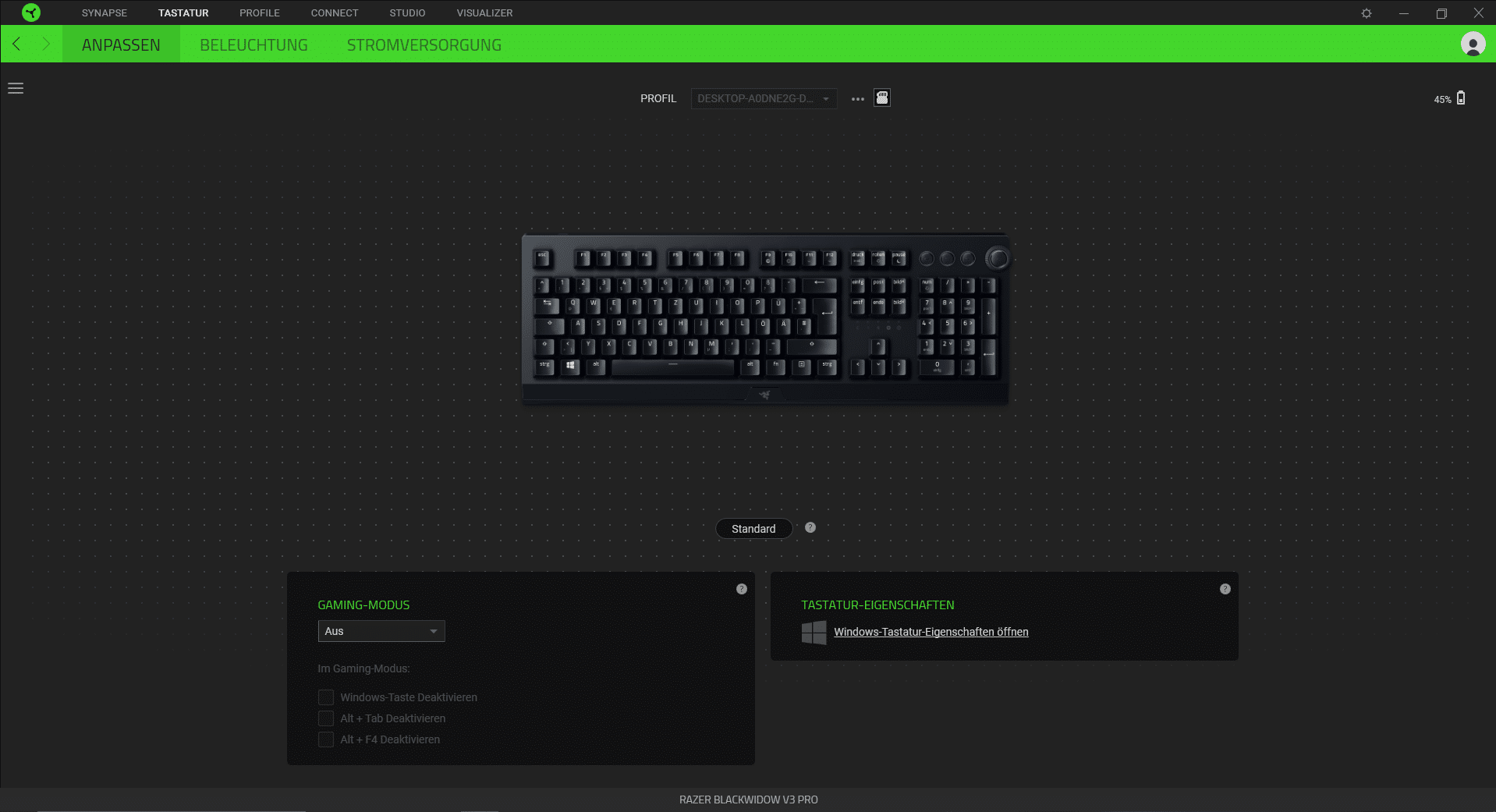 Razer BlackWidow V3 Pro Wireless in einer GamingTastatur?