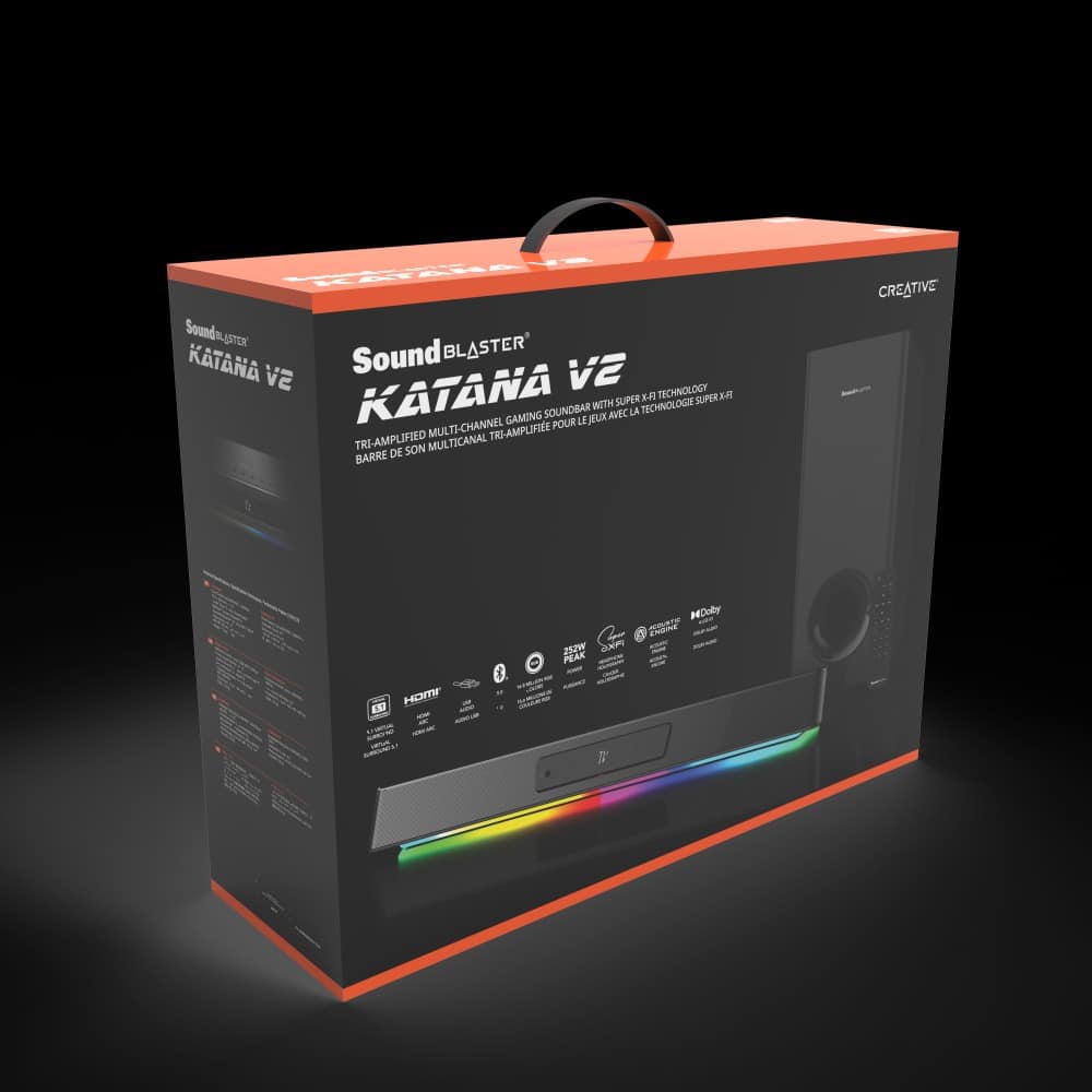 Creative Sound Blaster Katana V2 Neuauflage der GamingSoundbar
