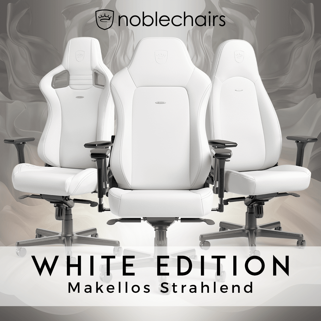 noblechairs White Edition Gaming chairs come in white color
