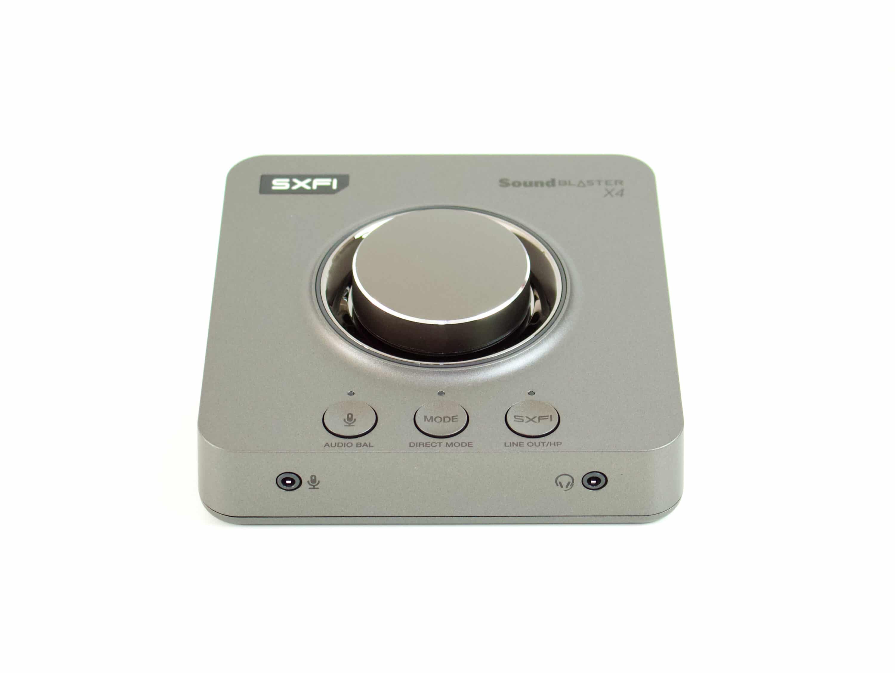 External sound card for the audio lover Creative Sound Blaster X4 in