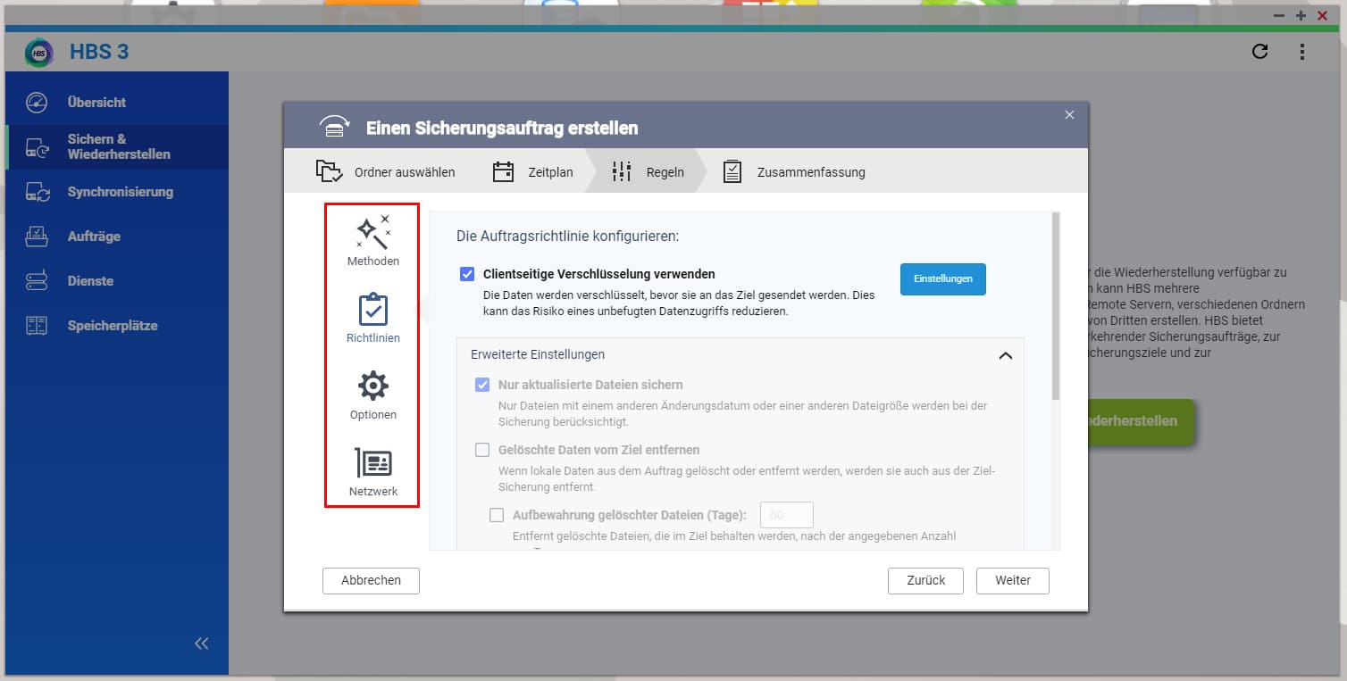 BackupMöglichkeiten mit dem QNAPNAS