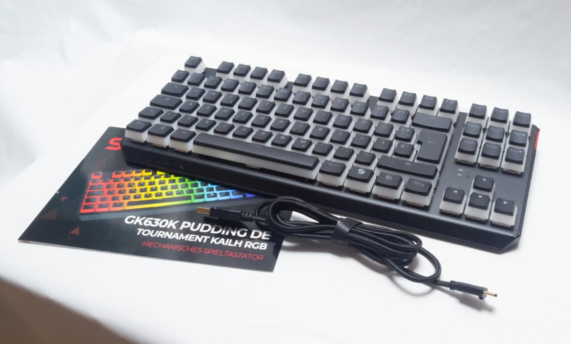 Review: SPC Gear GK630K Tournament RGB Pudding Edition test-typed