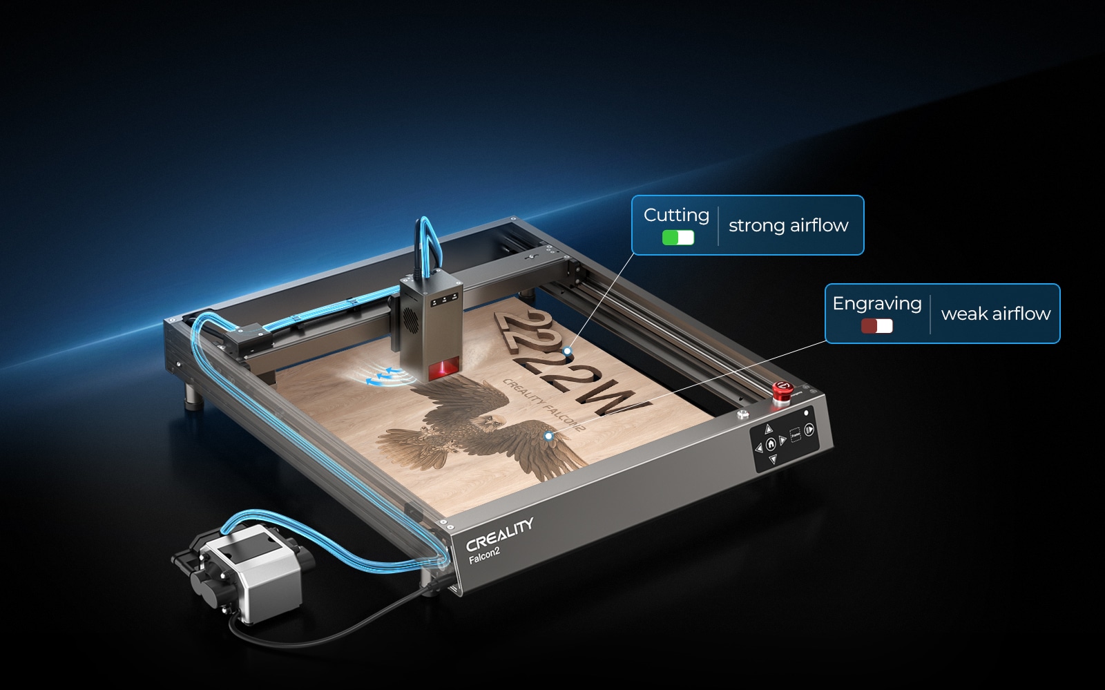 Creality Falcon2 New laser engraver with 22 watts of power introduced
