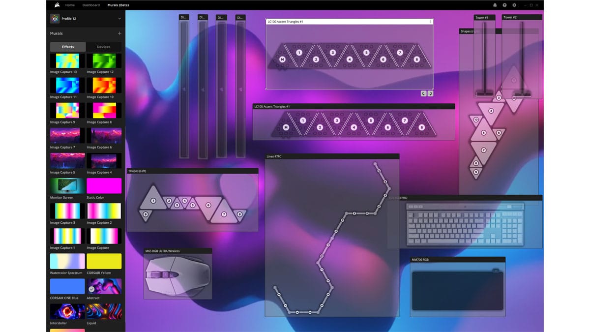 New tool Corsair iCUE Murals Lighting provides perfect light