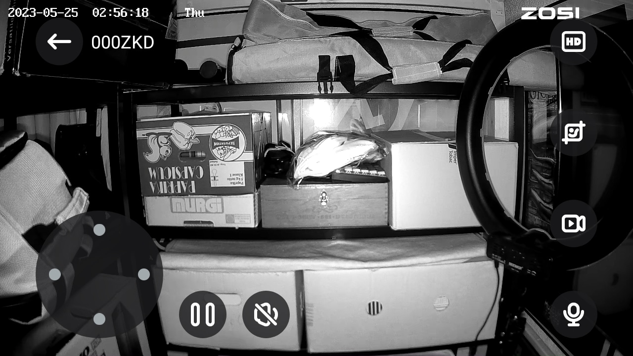 Zosi C296 test swiveling video surveillance via WLAN