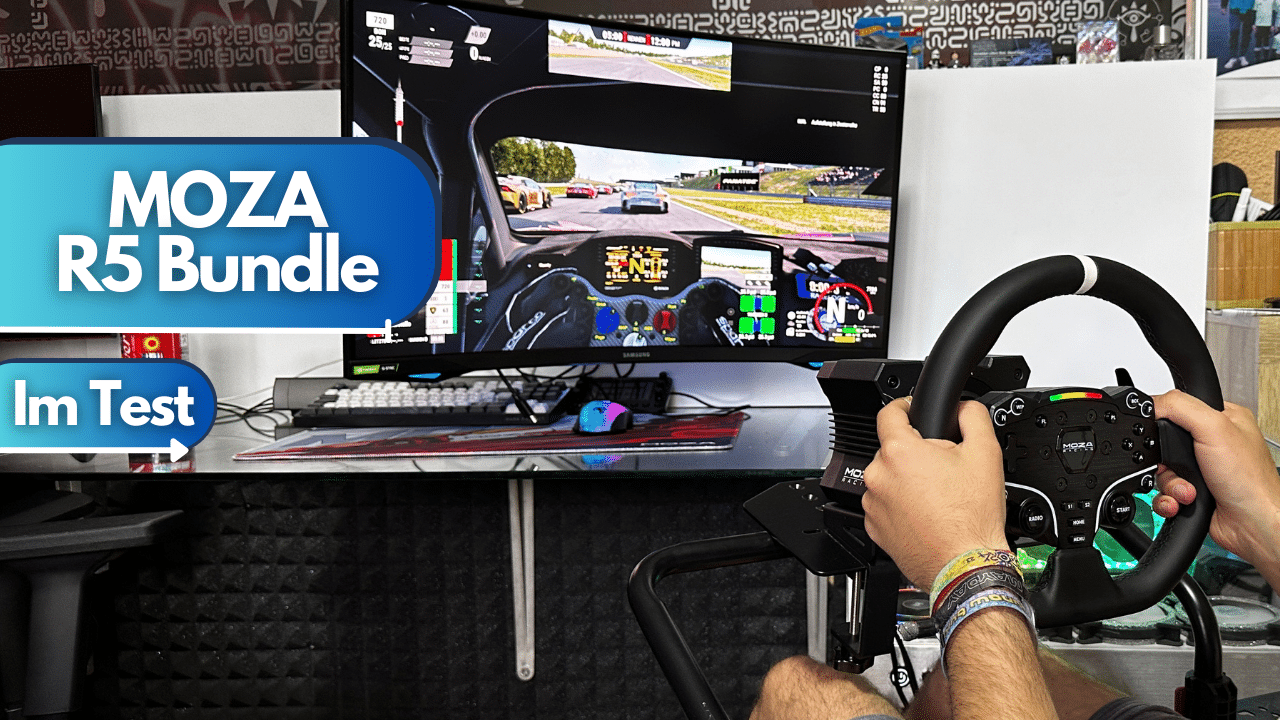 MOZA R5 Bundle in test - 5.5 Nm Direct Drive for little money!