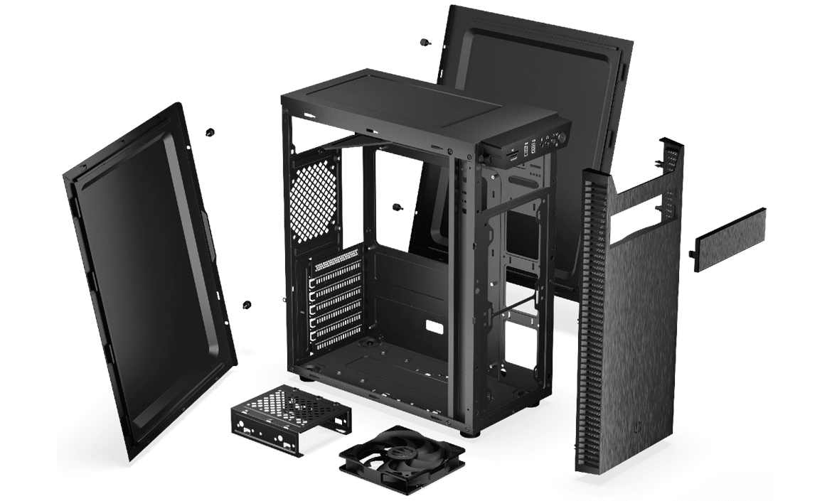 ENDORFY Armis 100 Solid Test Office case with space for external drive
