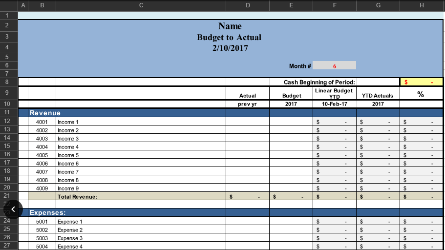Free Accounting Spreadsheets for Small Business Basic Accounting Help