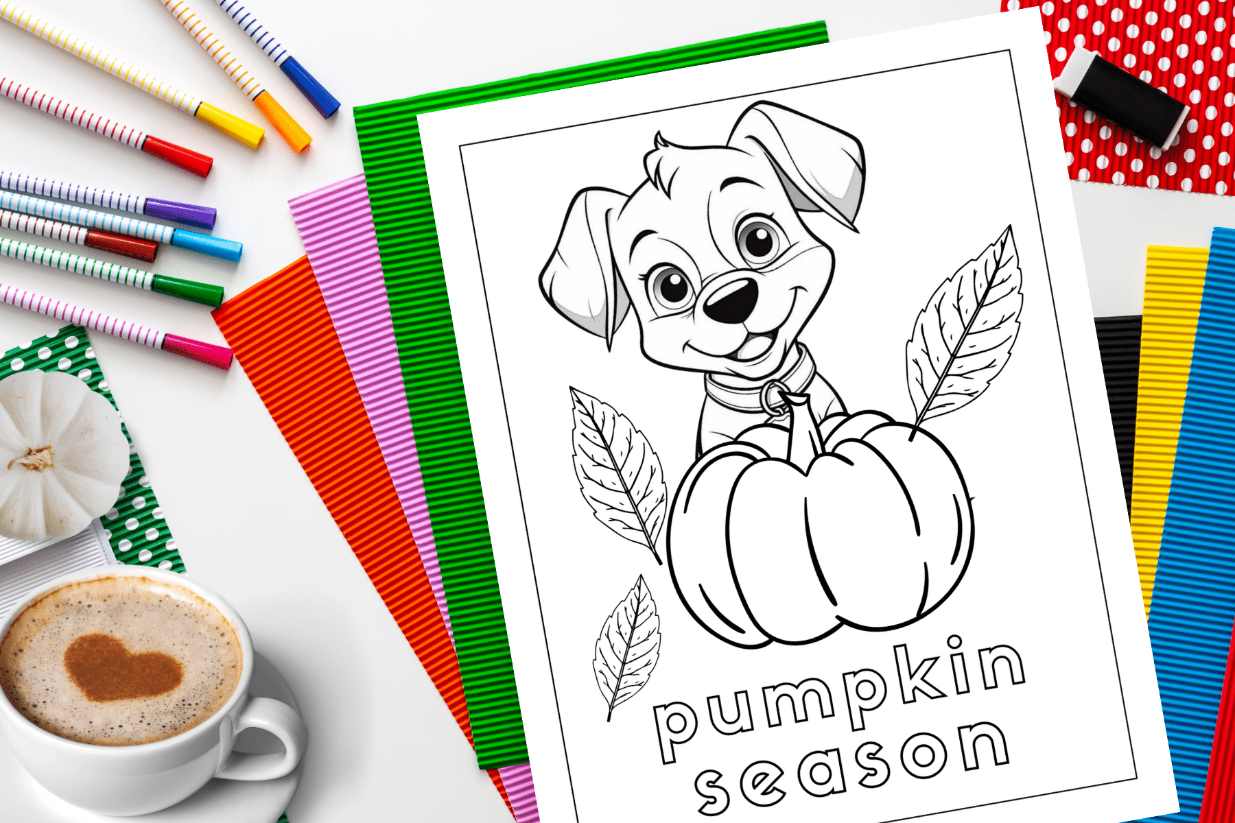5 Free Thanksgiving Puppy Coloring Pages for Dog Lovers Basically Dogs