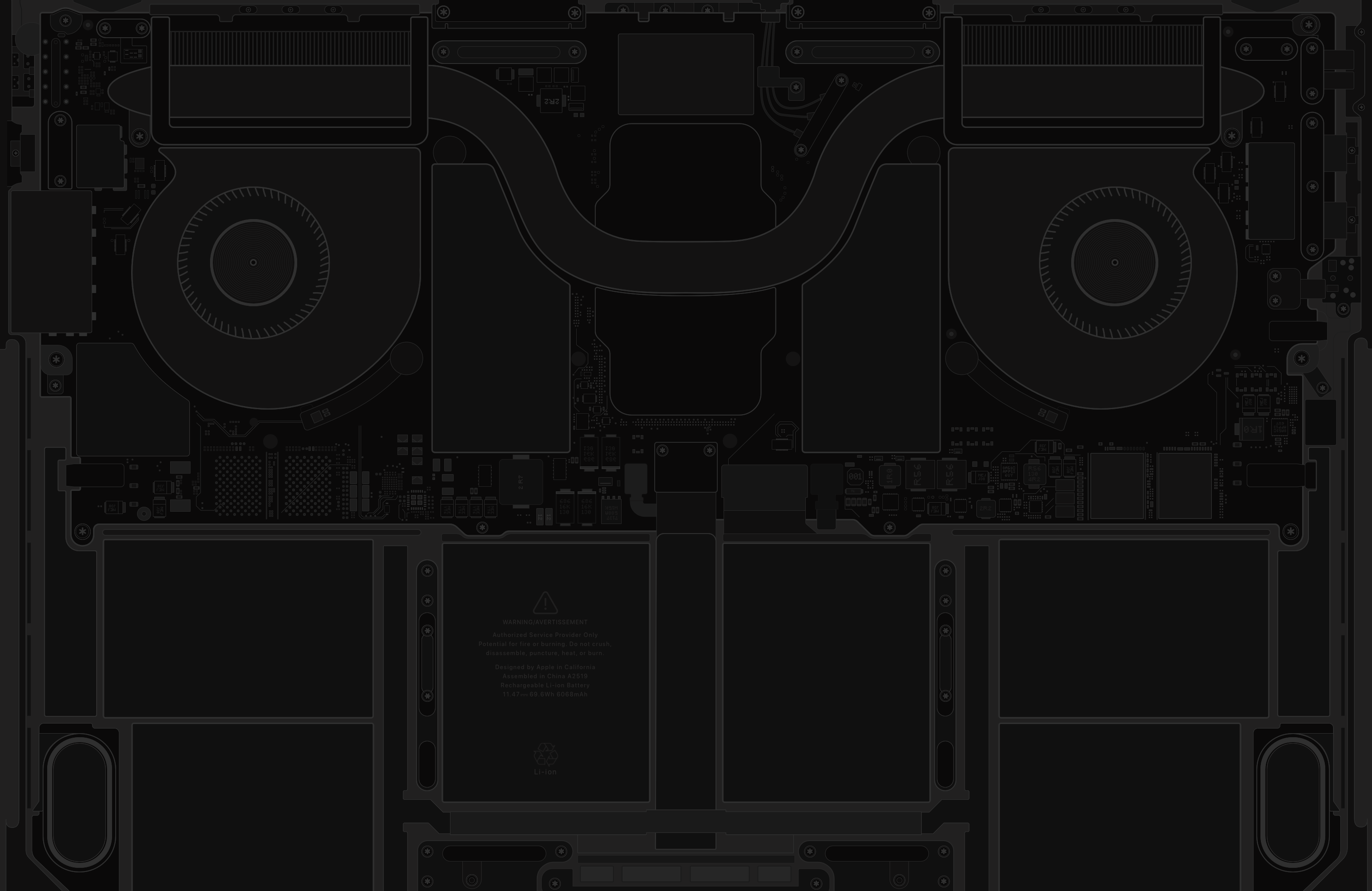 MacBook Pro 14 & 16-inch Schematic Wallpapers — Basic Apple Guy