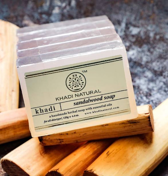 Khadi Natural Sandalwood Soap 125g — BasicBrowns