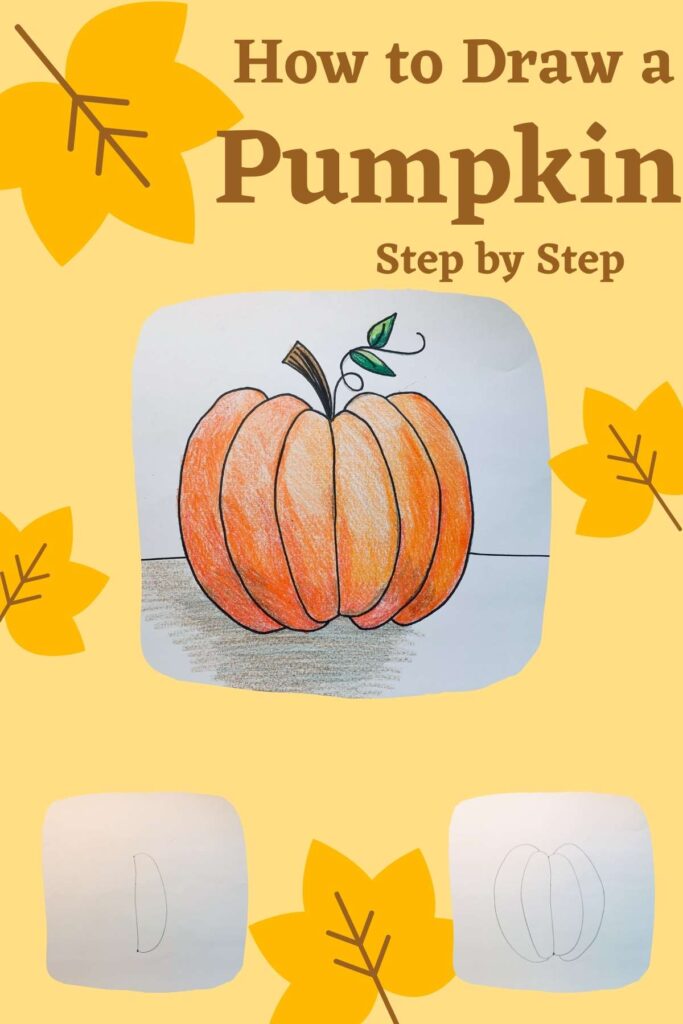 How to Draw a Pumpkin Using Simple Letters