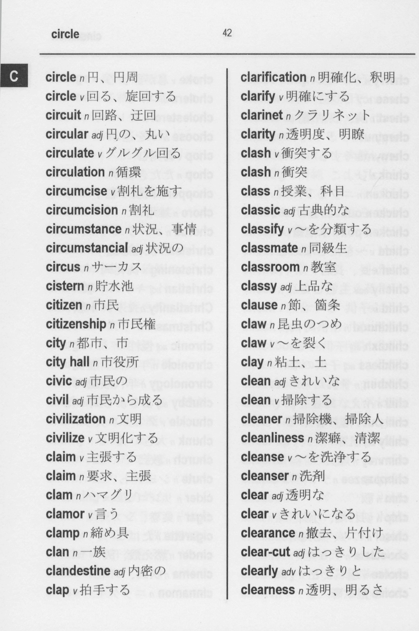 EnglishJapanese Word to Word Dictionary BASIC ESL