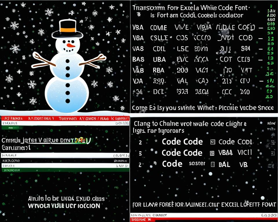 Step by Step Guide on Excel Vba Code For Font Color White