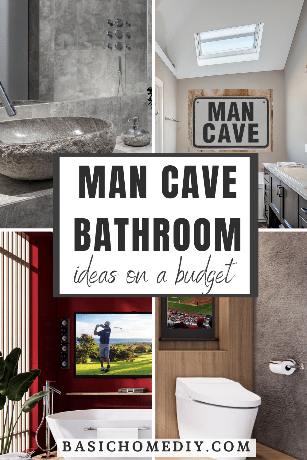 Man Cave Bathroom Ideas on a Budget