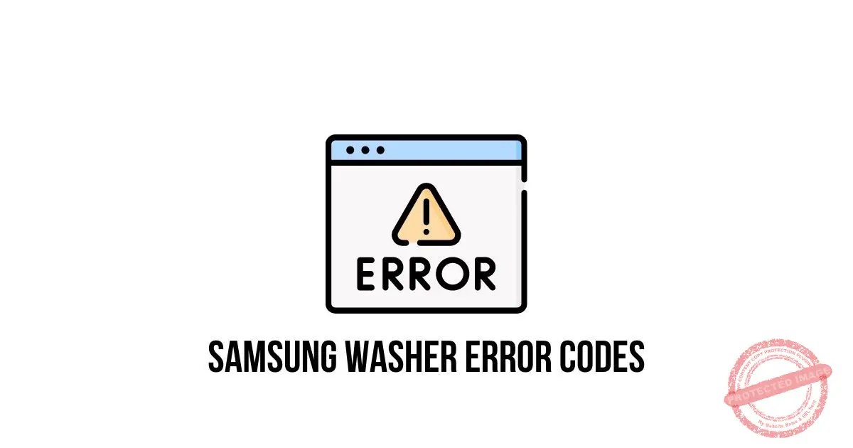 Samsung washer error codes Samsung 4c error Basicknowledgehub